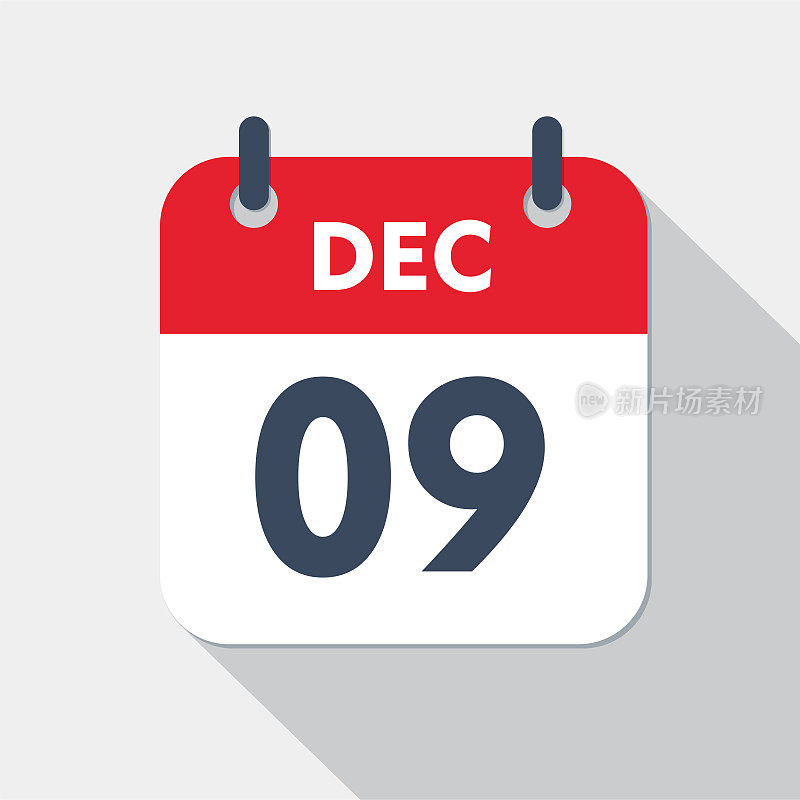 每日日历图标- 9月12月